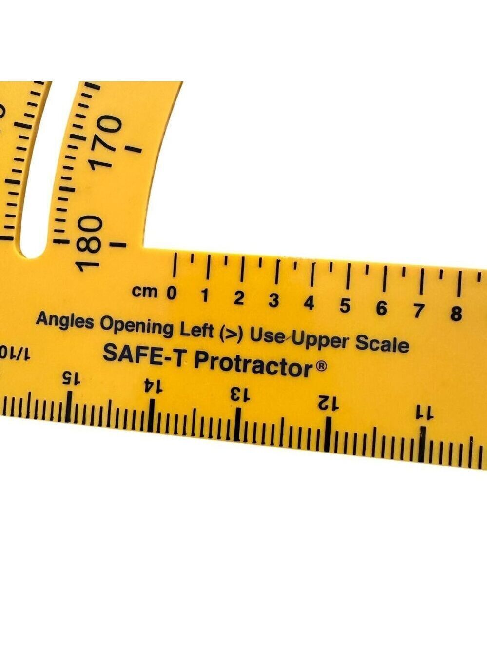 Learning Resources Safe T Protractor Triangle Big Ruler Geometry Tool Homeschool - Picture 5 of 15